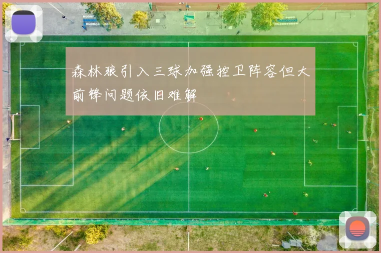 森林狼引入三球加强控卫阵容但大前锋问题依旧难解